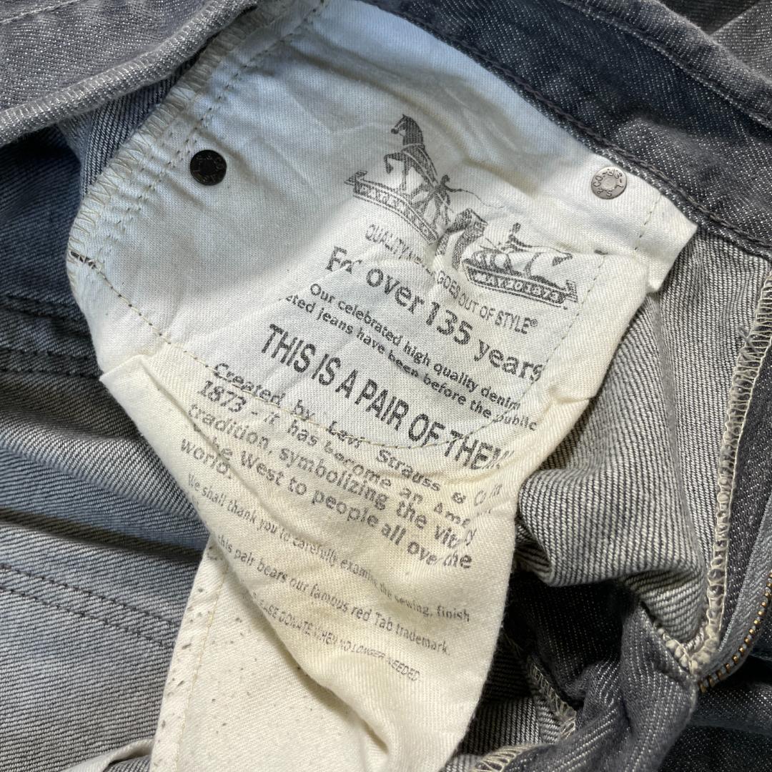 W30 L30】 usa levi's 先染ブラック リーバイス 569 デニムパンツ 00s