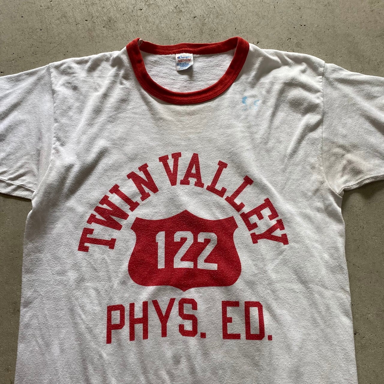 80年代 トリコタグ Champion チャンピオン TWIN VALLEY 3段 カレッジ 