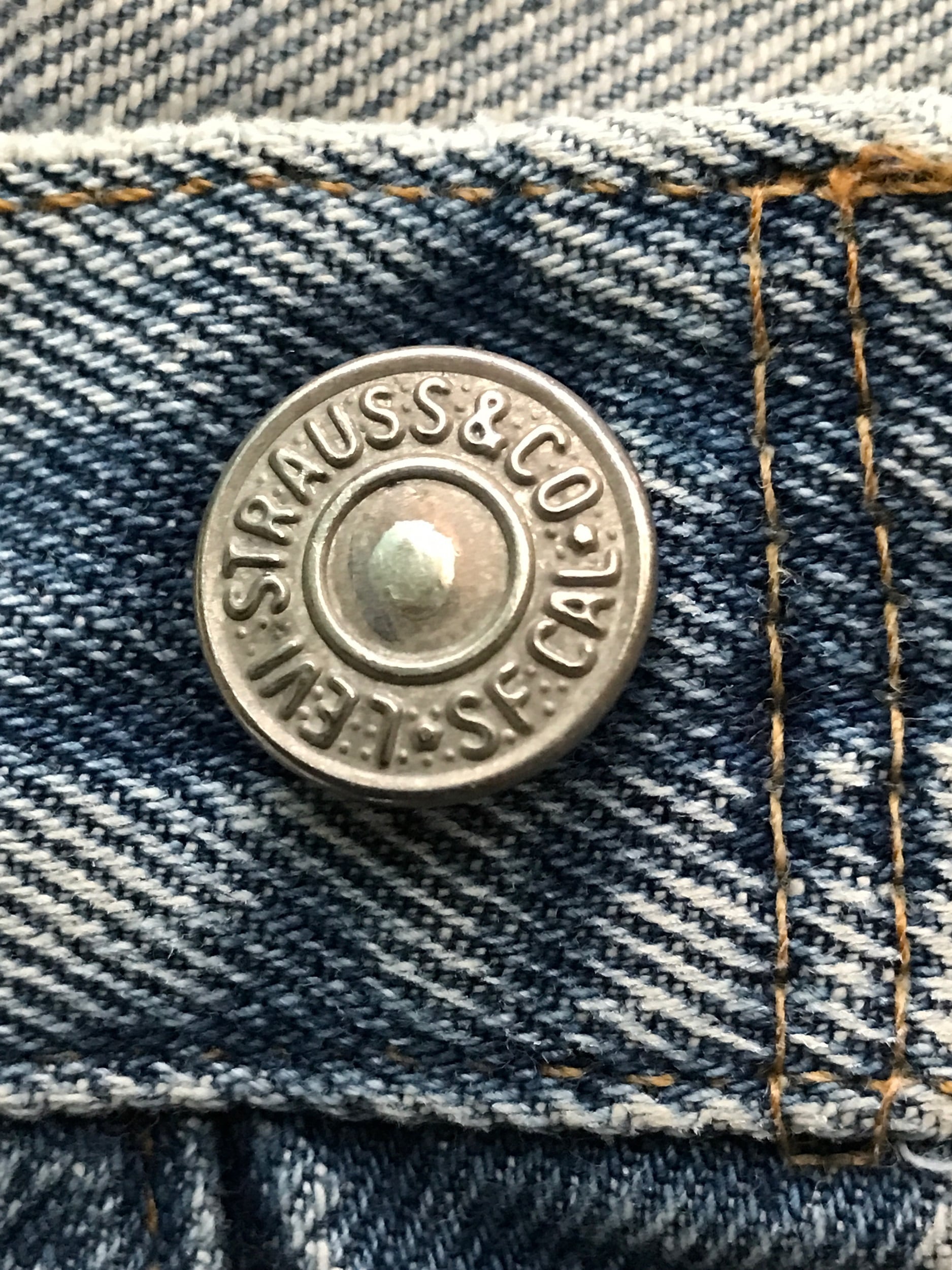 70's Levi's 501 66後期　2ボタン　リペア跡多数