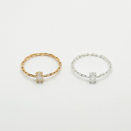 シルバー925チェーンドロップリング