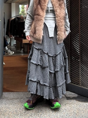 【25AW】FUMIE TANAKA フミエタナカ / frill sk / スカート
