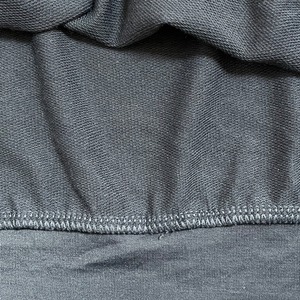 【USA古着】BEER プリント 袖ロゴ ハーフジップ スウェット プルオーバー  薄手 春物 ダークグレー US古着