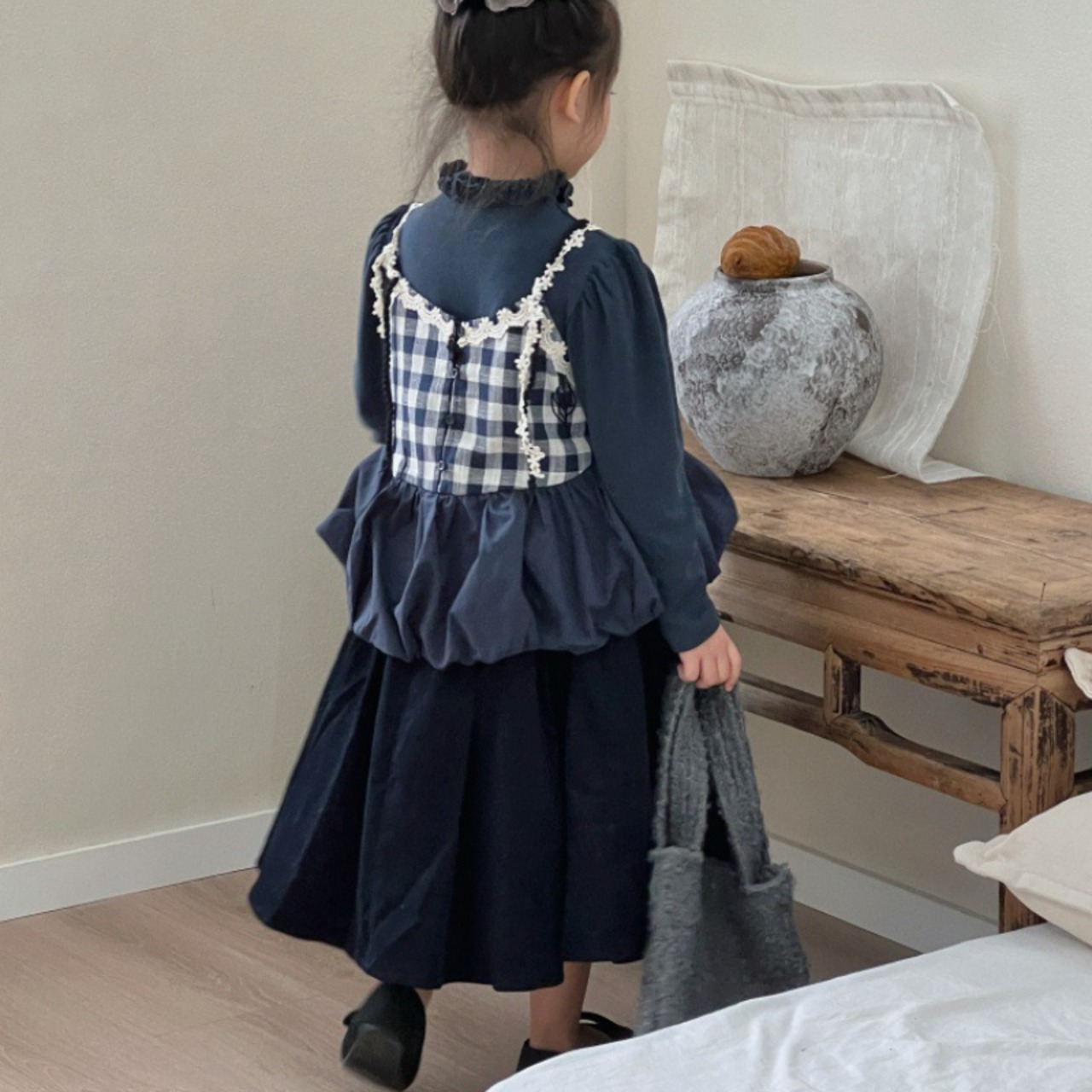 秋レトロコーデュロイスカート