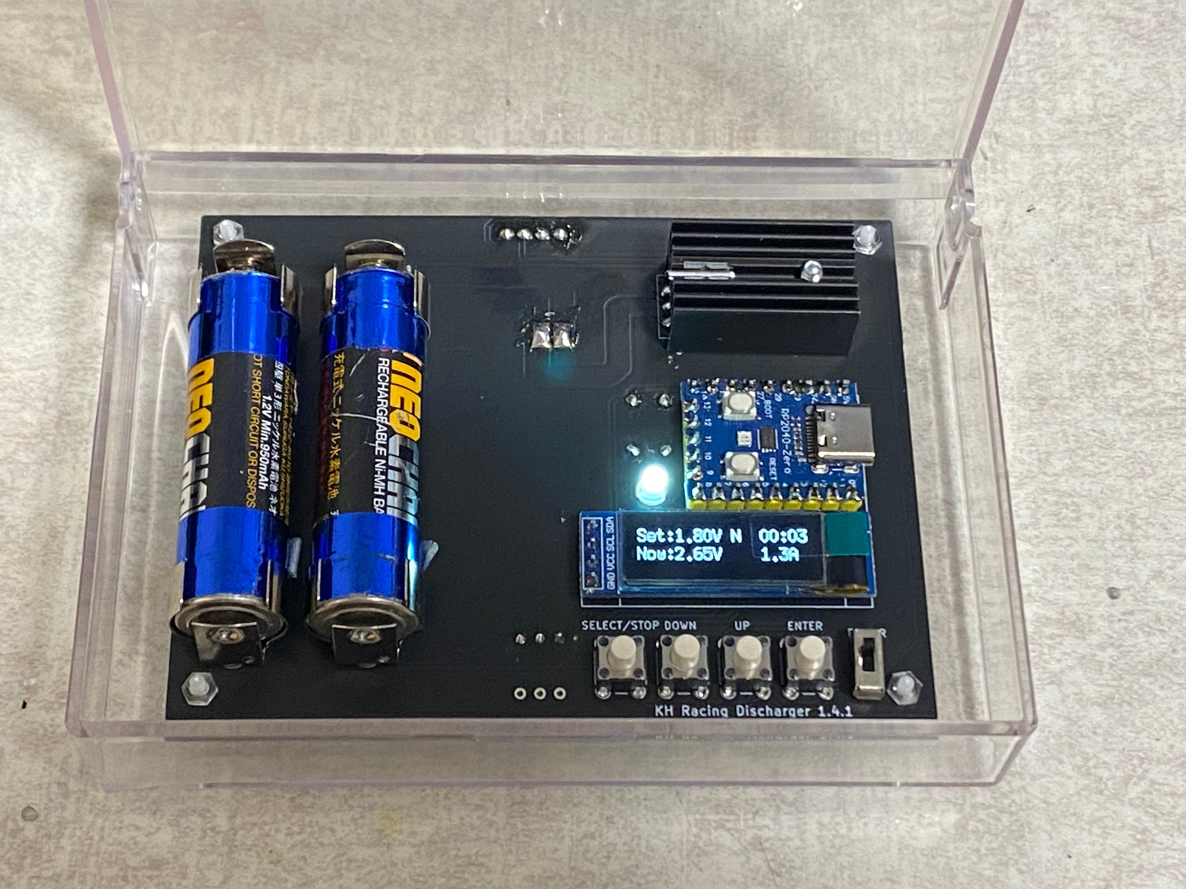 KH RACING 最大3A ミニ四駆 マイコン制御放電器 絞り&定電流対応