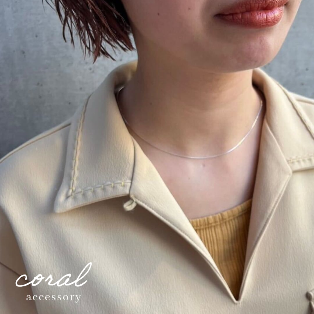 華奢見えネックレス(S925/18Kコーティング) | coral shop