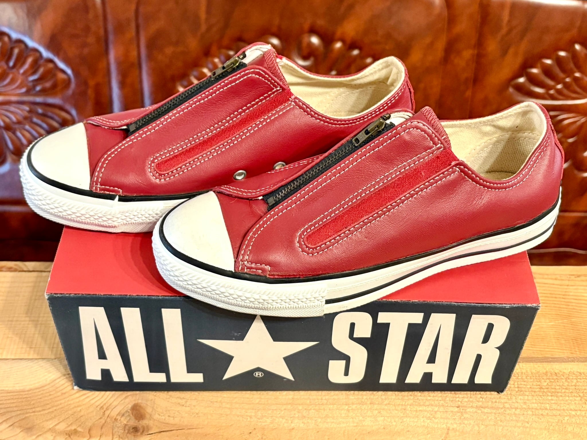 90年代コンバースオールスター24cm converse（コンバース）ALL STAR Z LEATHER（オールスター