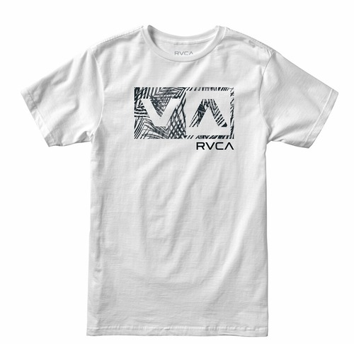 ルーカ 半袖グラフィックプリントTシャツ 10511950 RVCA BALANCE BOX SS WHITE [並行輸入]