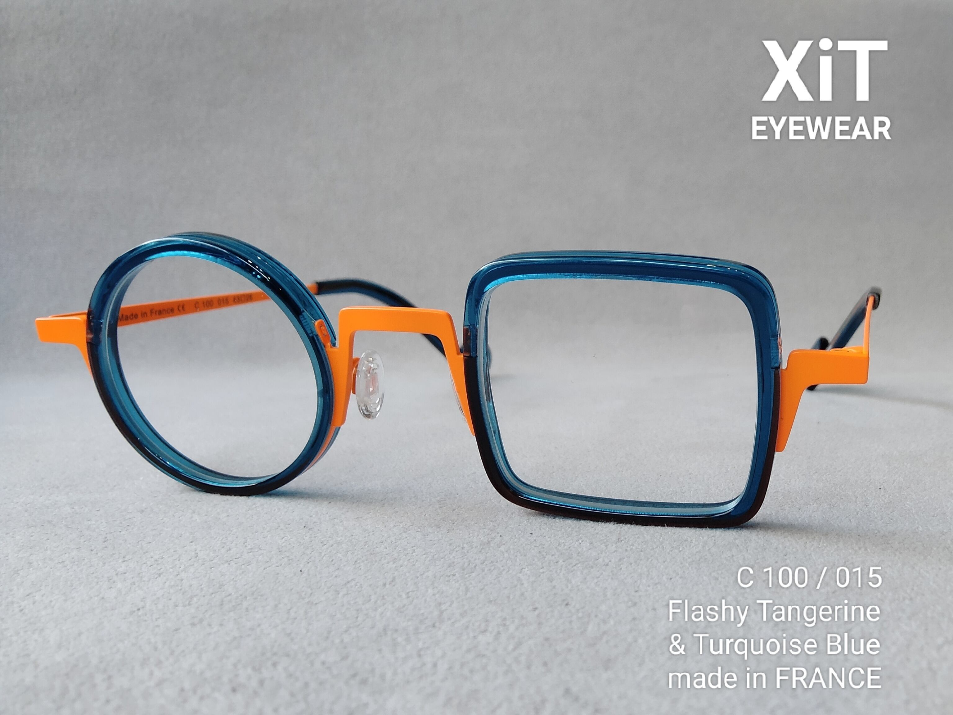 成田悠輔さん愛用品 丸四角メガネ XiT eyewear（エックスアイティ）「C
