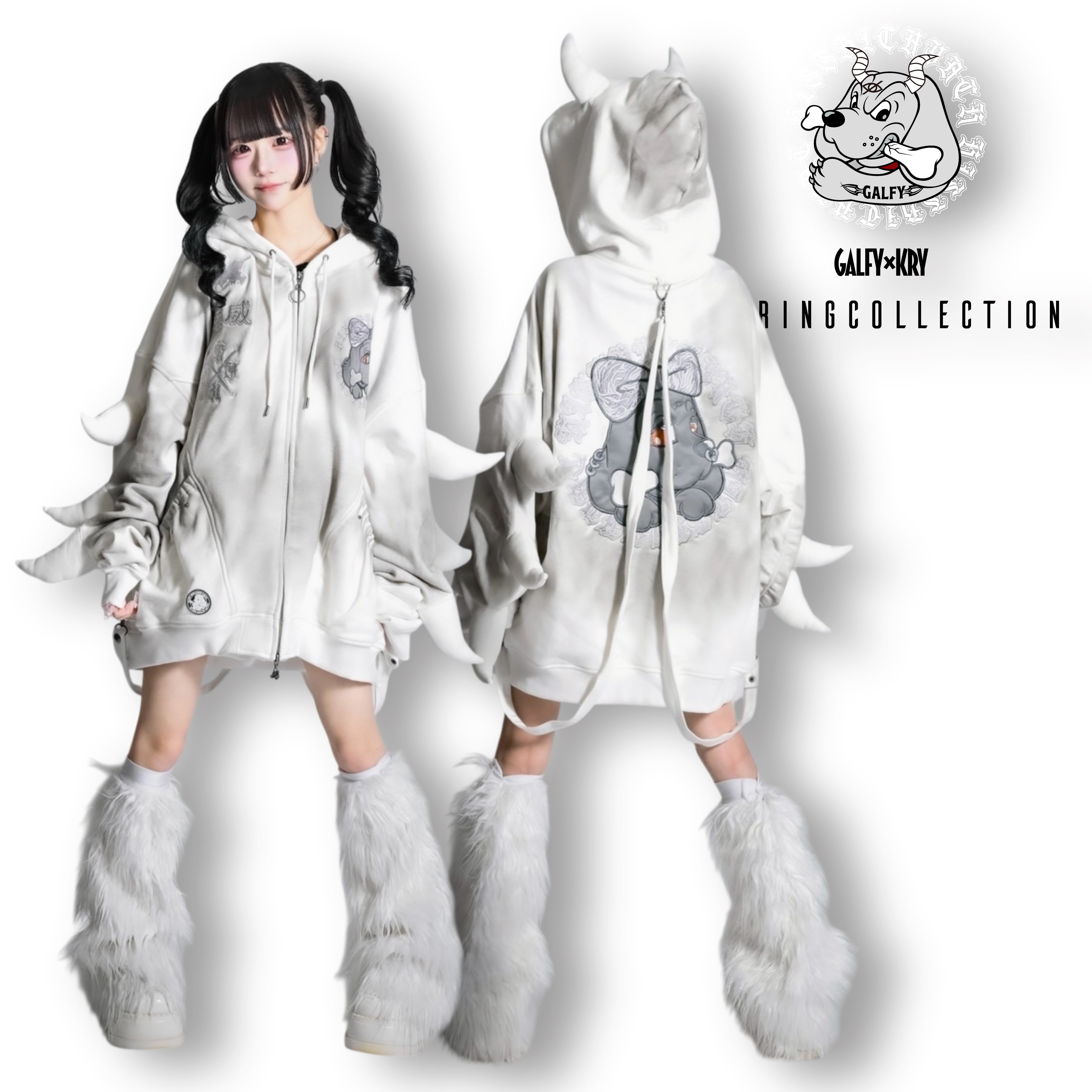 予約】「トゲトゲツノパーカー」 | KRY clothing