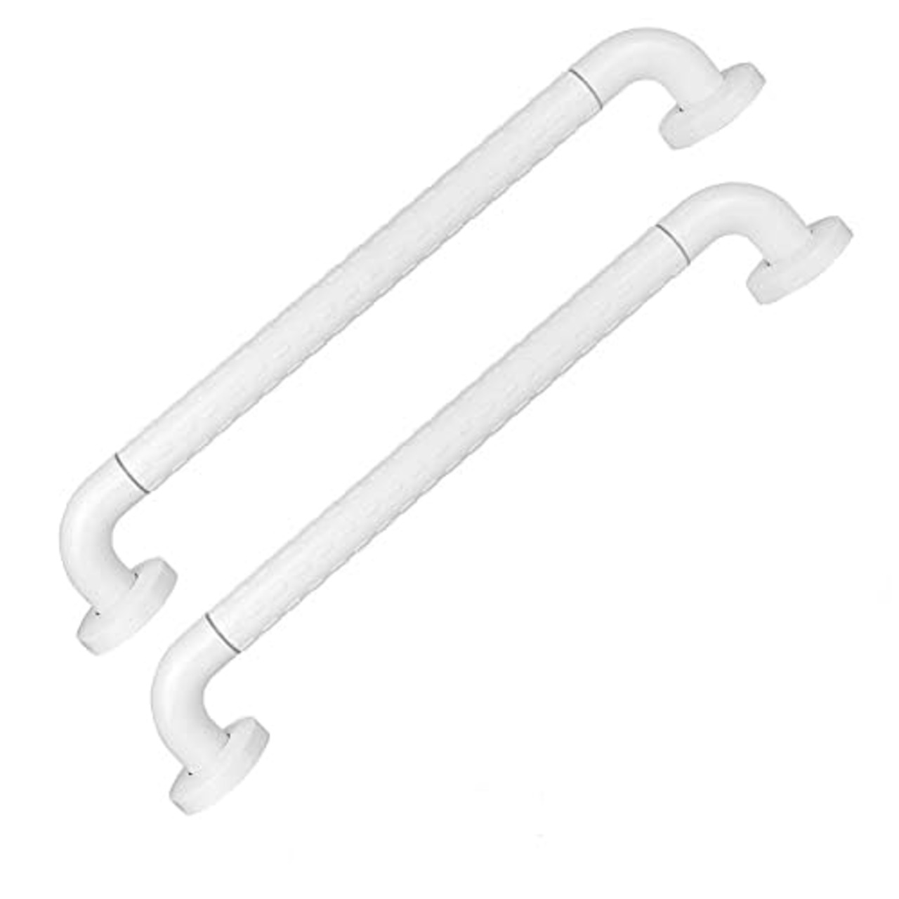 風呂 手すり 60cm 浴槽手すり トイレ用手すり 浴室 立ち上がり補助 穴あけ必要 滑り止め 転倒防止 トイレハンドル 夜光 静電無し 取っ手 耐荷重150kg(2個セット, 60cm)