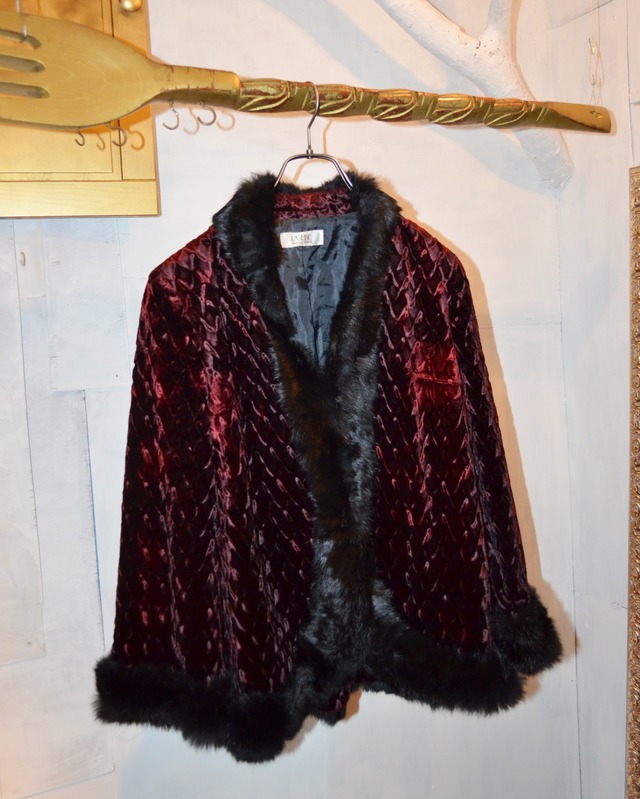 2000's Velour and Rabbit fur Jacket