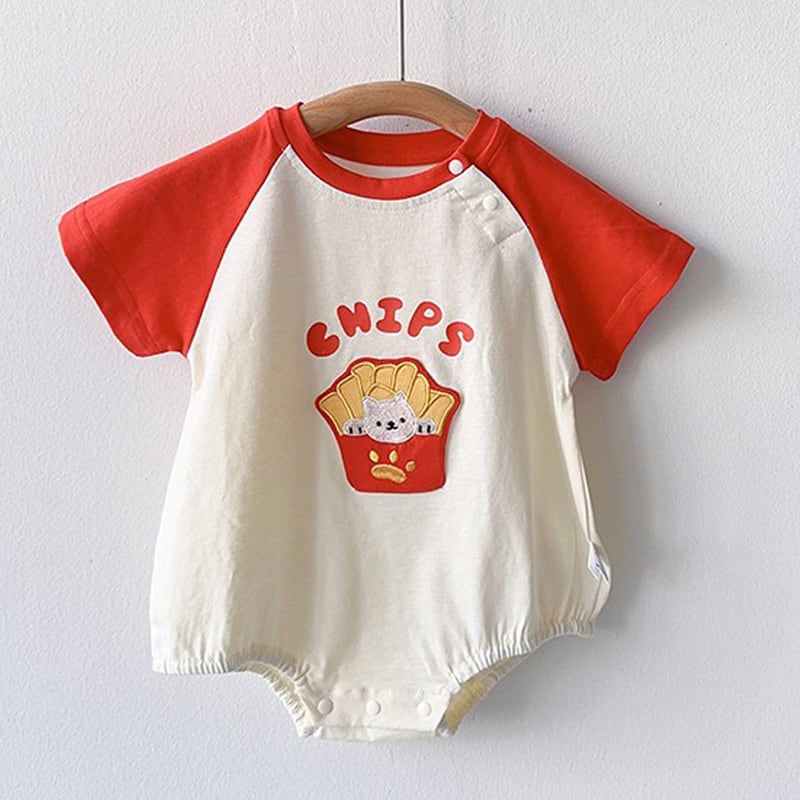 milk balm ロンパース　６着セット　2024SS 半袖　韓国　子供服 BABY】夏作食べ物がモチーフカラーロンパース | 韓国子供服通販 - Baker