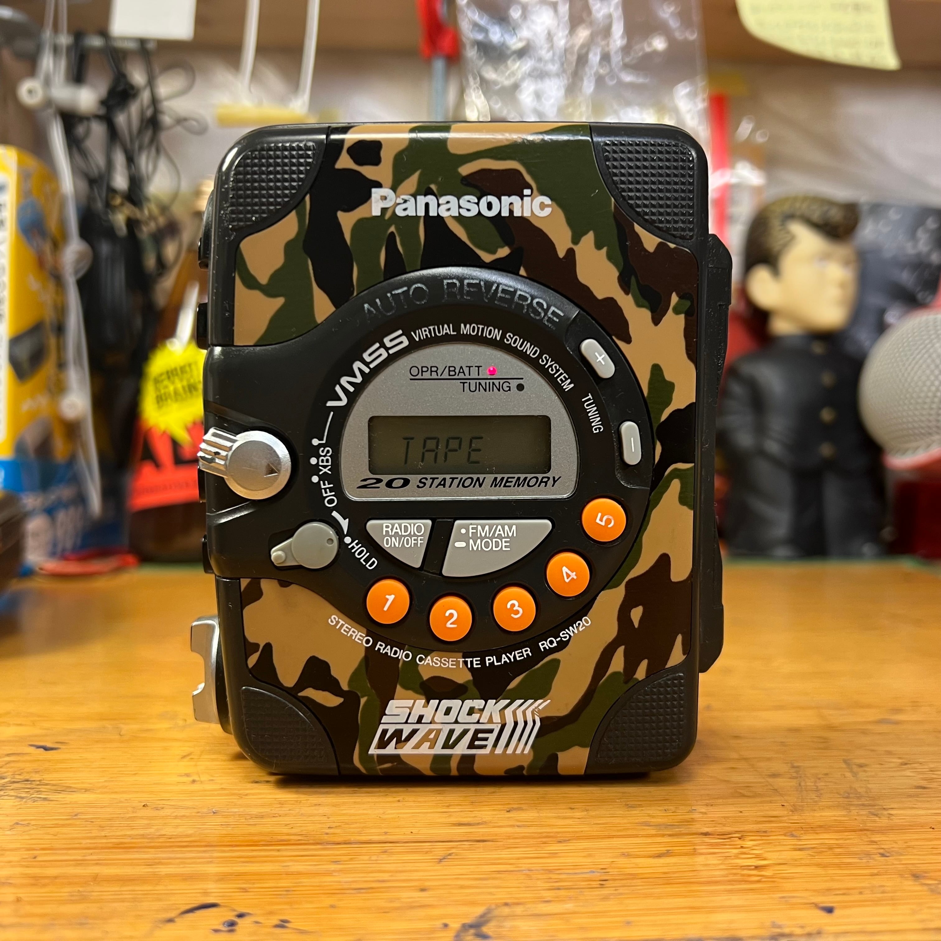 メンテ済完動品]パナソニックショックウェーブ カセットプレーヤー RQ