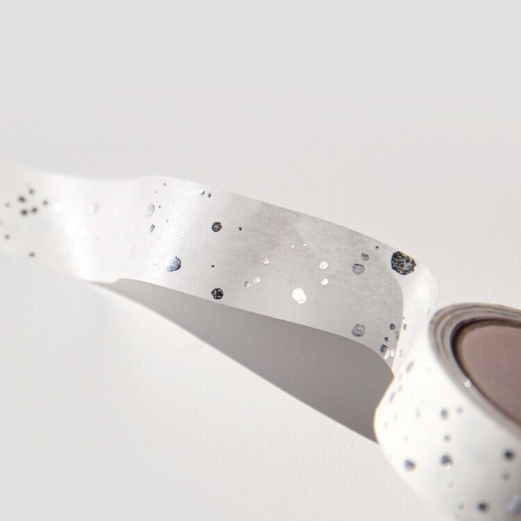 韓国製マスキングテープ BOKIまとめ売り 9個 BOKI】マスキングテープ A Piece of Glitter Silver Foil