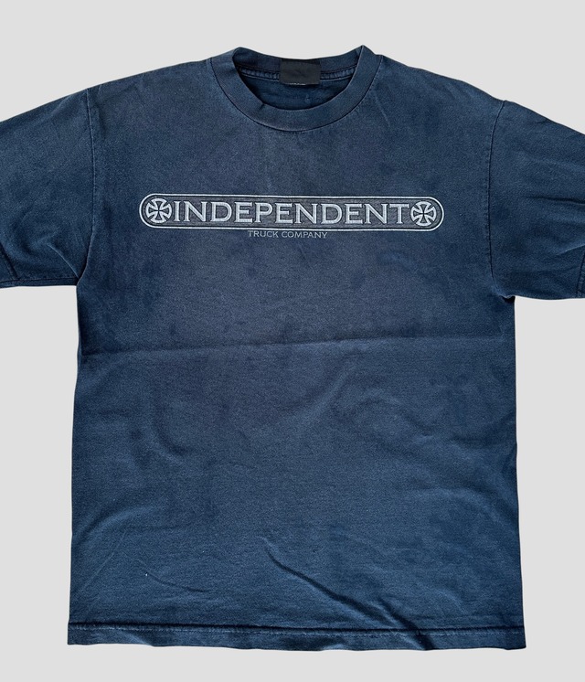 -INDEPENDENT- Vintage 90-00s Logo Print T-shirt