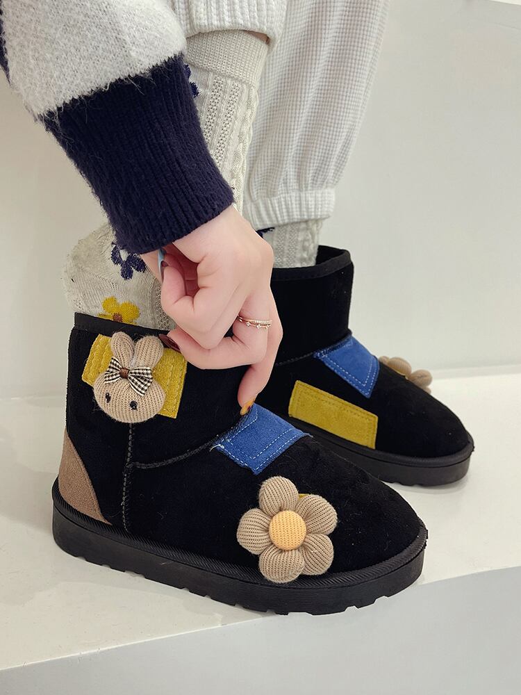 ブーツウィンターベルベット コットン 靴 シューズ 冬物 部族の婦人靴3631530197