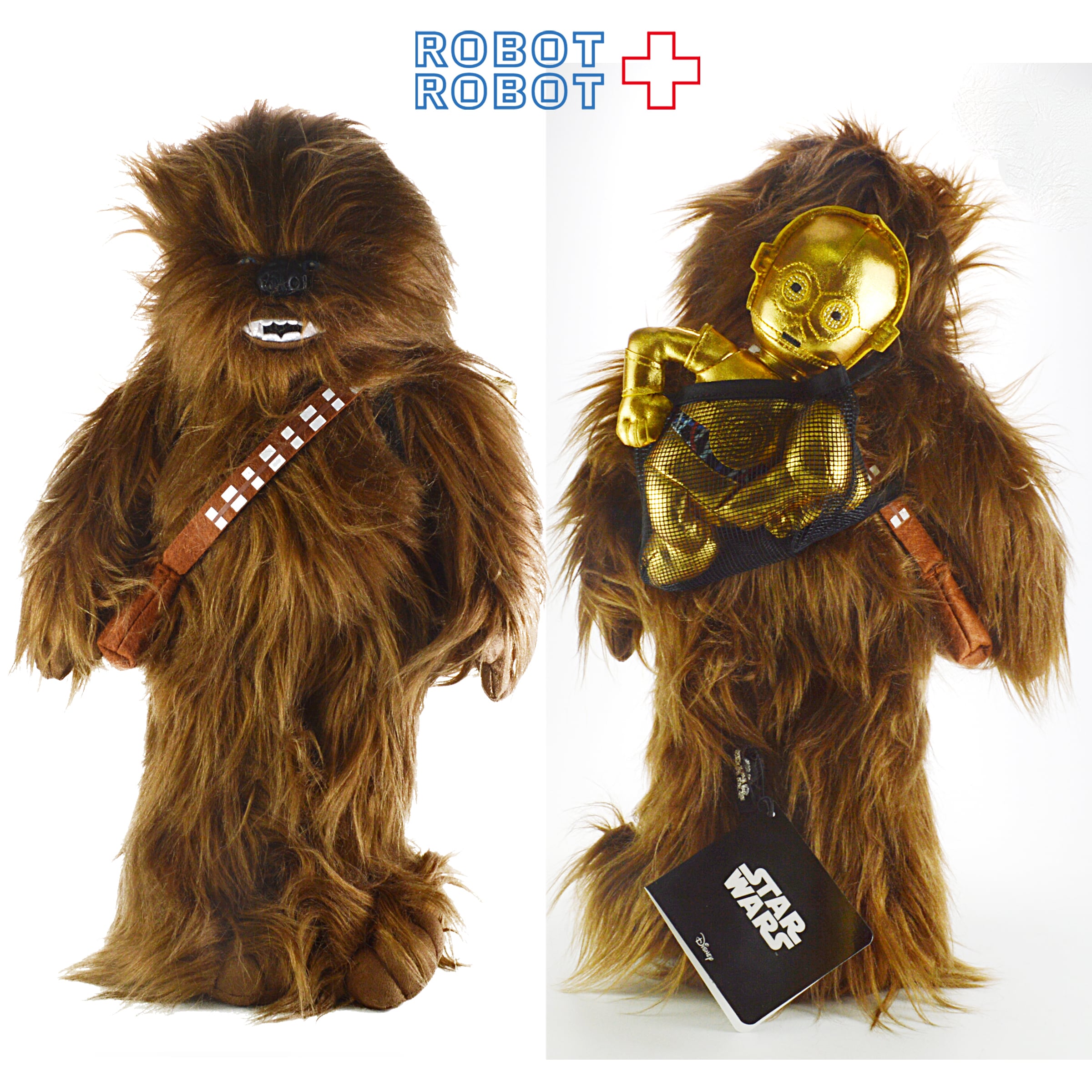 タカラトミー スター・ウォーズ ぬいぐるみS チューバッカ & C-3PO 