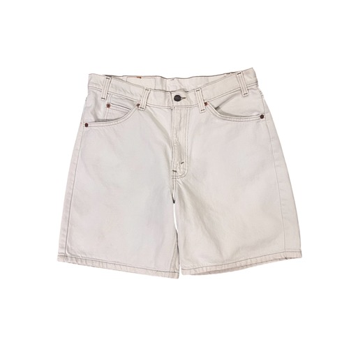 Levi's 550 White Denim Short Pants