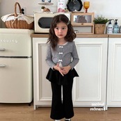 韓国子供服 / 26Autumn / 〖取寄〗second moment / ドゥレースカーディガン / キッズ服 / 女子服 *XS~JL*