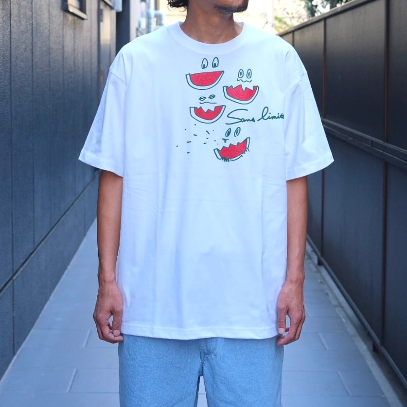 Sans limite(サンリミット) / 期中第二弾スイカT -white-(S2502205)