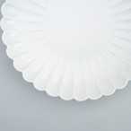白マット菊割り 7寸皿 (21cm)