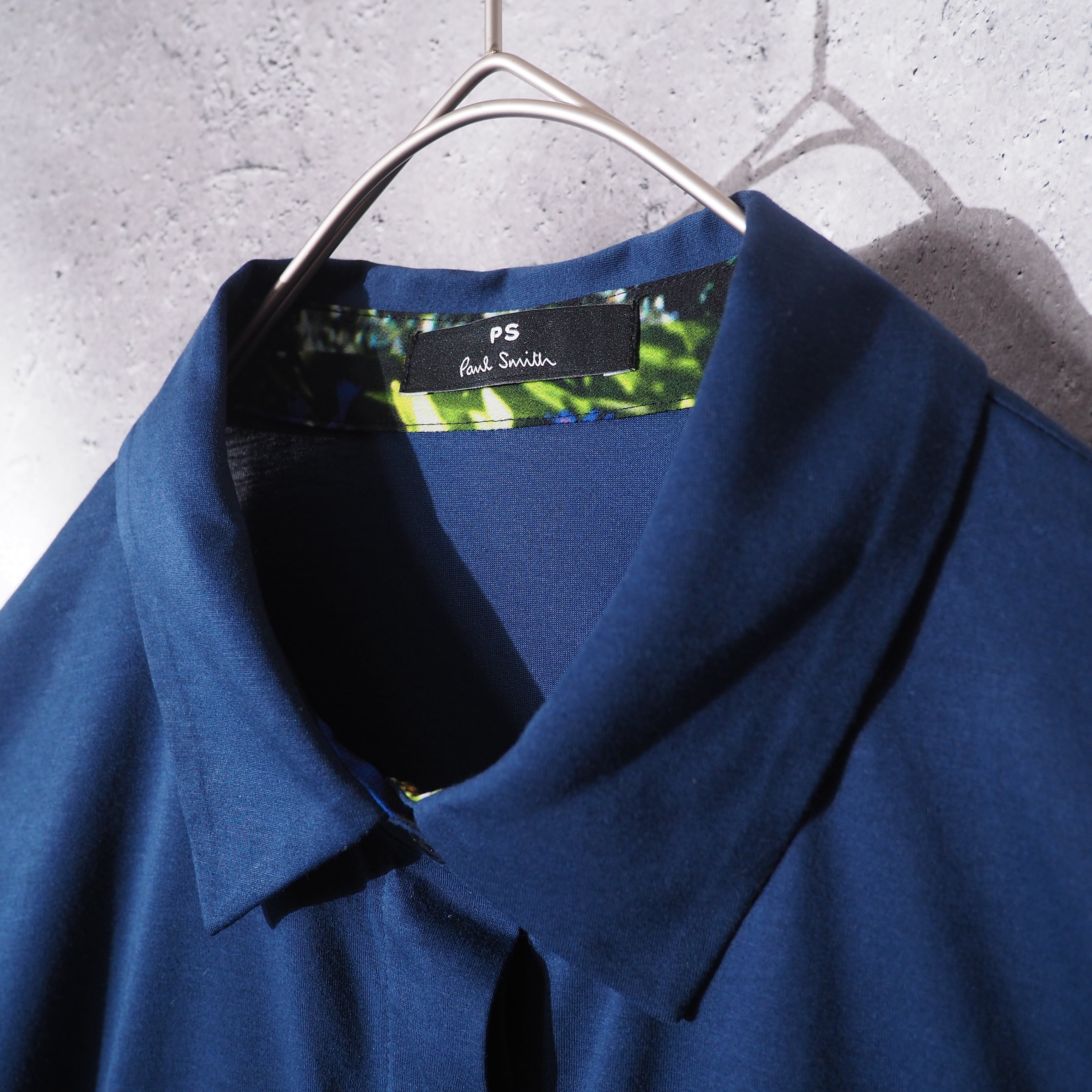 " Paul Smith " Beautiful Midnight Blue color Balloon Silhouette shirt