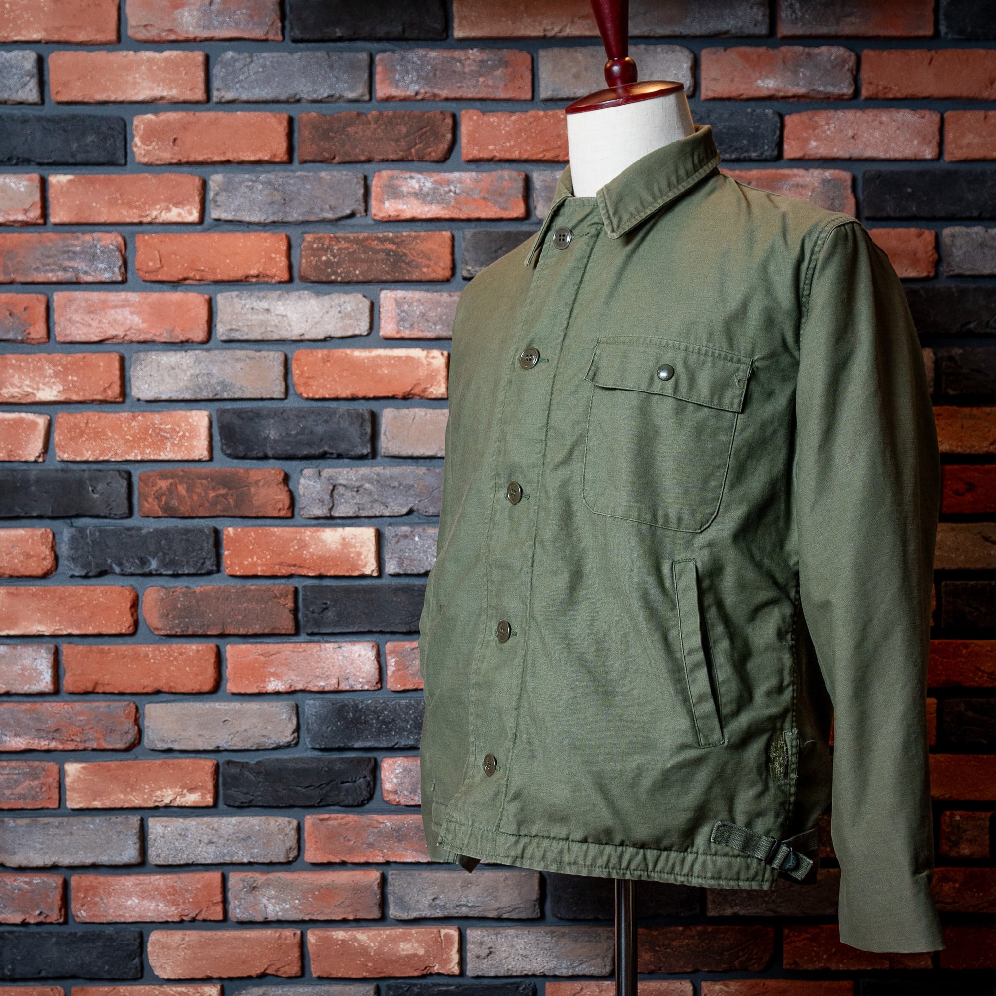 70s 米軍実物 COAST GUARD A2 デッキジャケット M ビンテージ