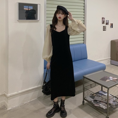 ✞ ブラックカラーメッシュスリーブ スウィート スクウェア ✞ゴスロリ SM ミリ 甘ロリ クラロリ 和ロリ エレガント 黒ロリ 姫ロリ 華ロリ BB-BB80933646897