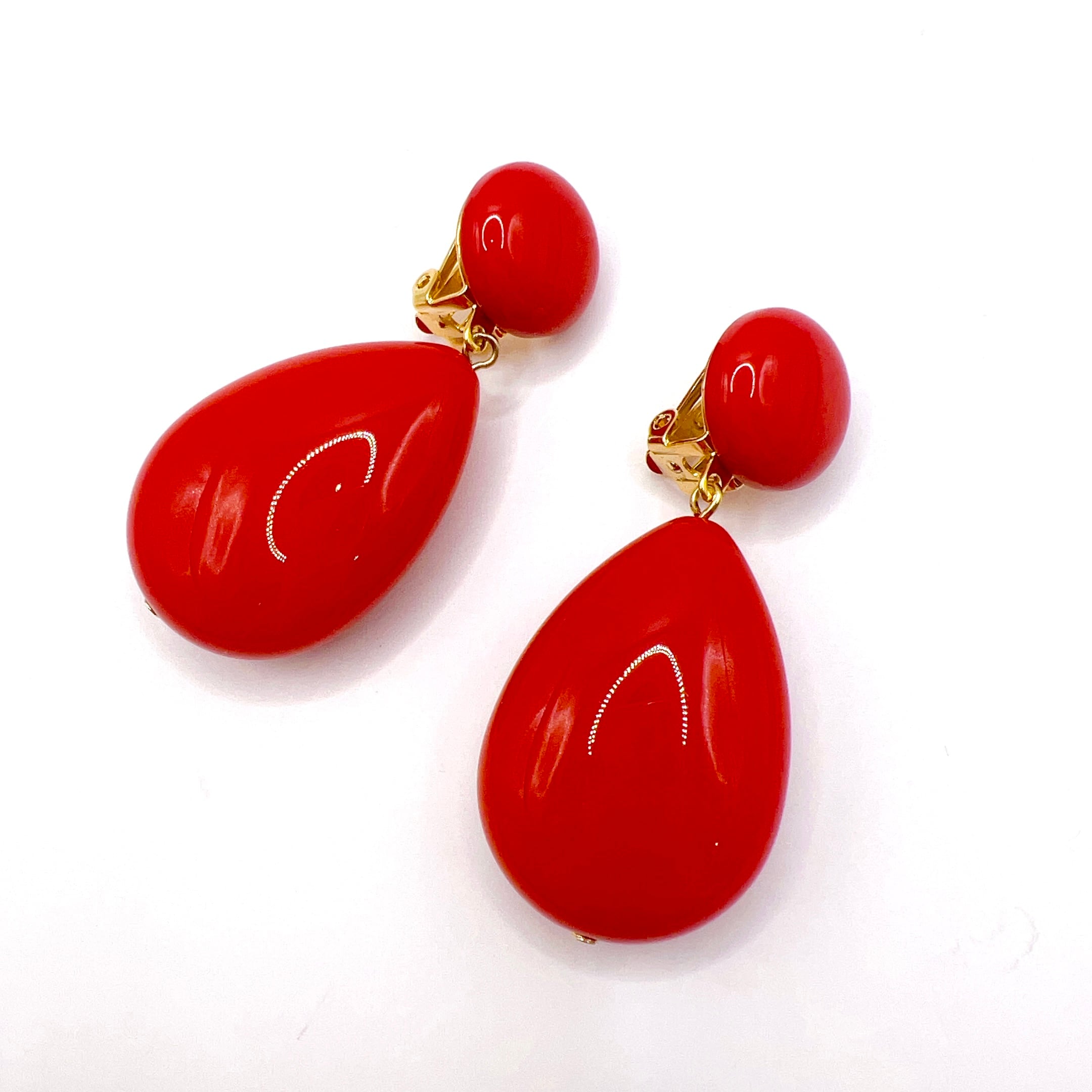 Francine Bramli Paris CUBA ピアス/イヤリング red | ペタロデパート