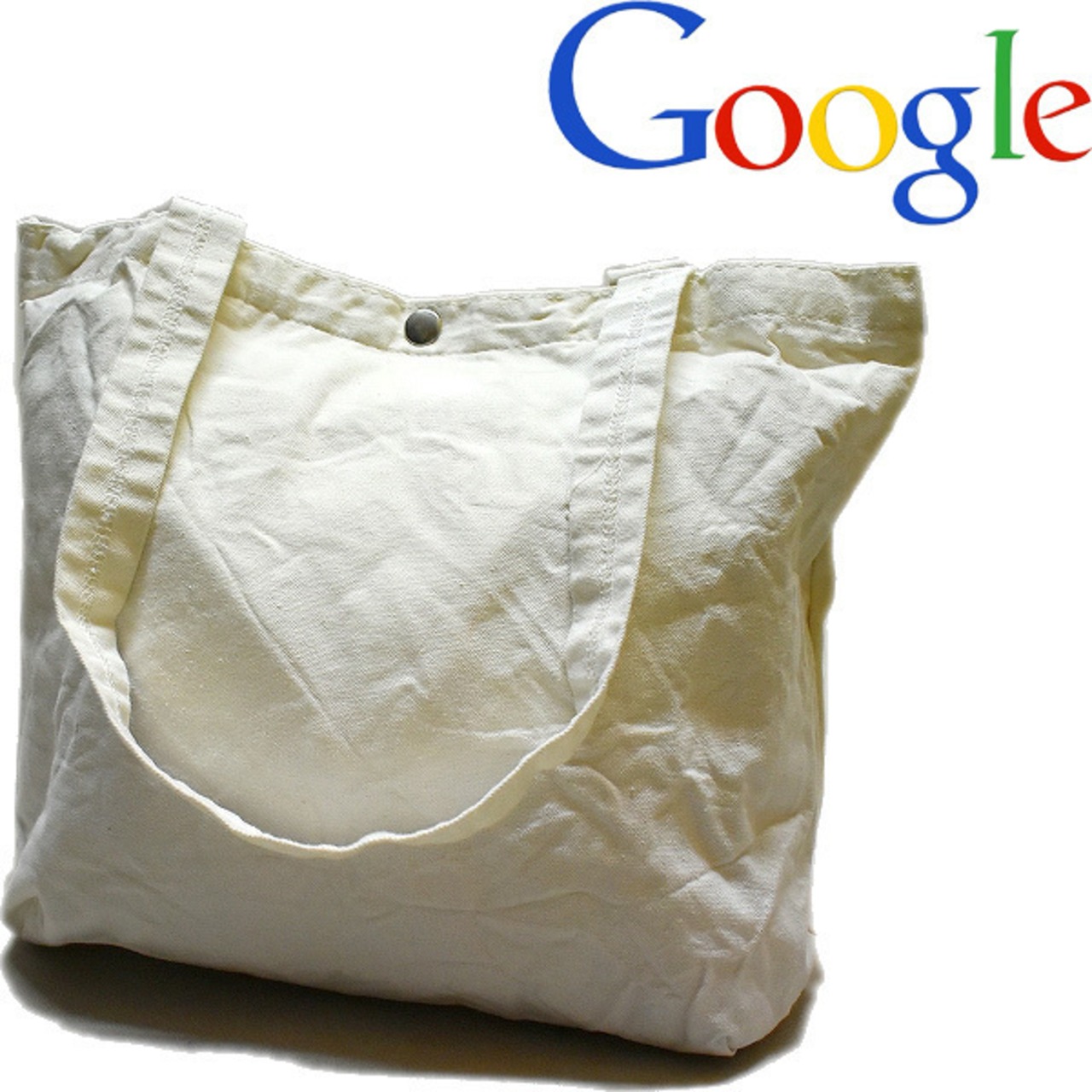 1点物◇グーグルGoogle企業ロゴ入りキャンバストートバッグ古着メンズ 