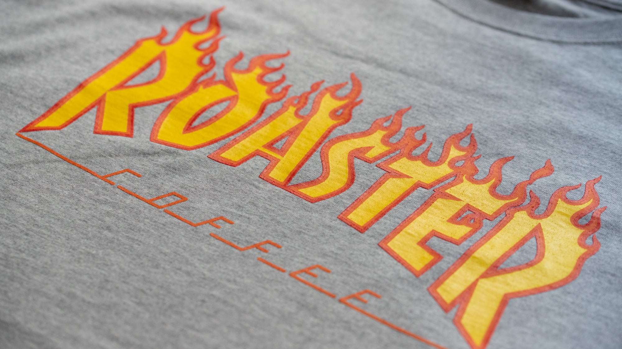 燃えてるROASTER（オレンジ） Tシャツ