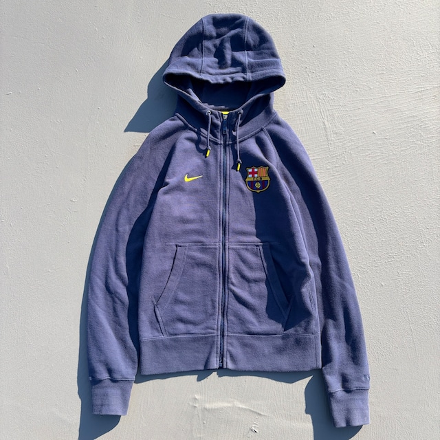 #7204 "NIKE" Barcelona logo swoosh zipup parker