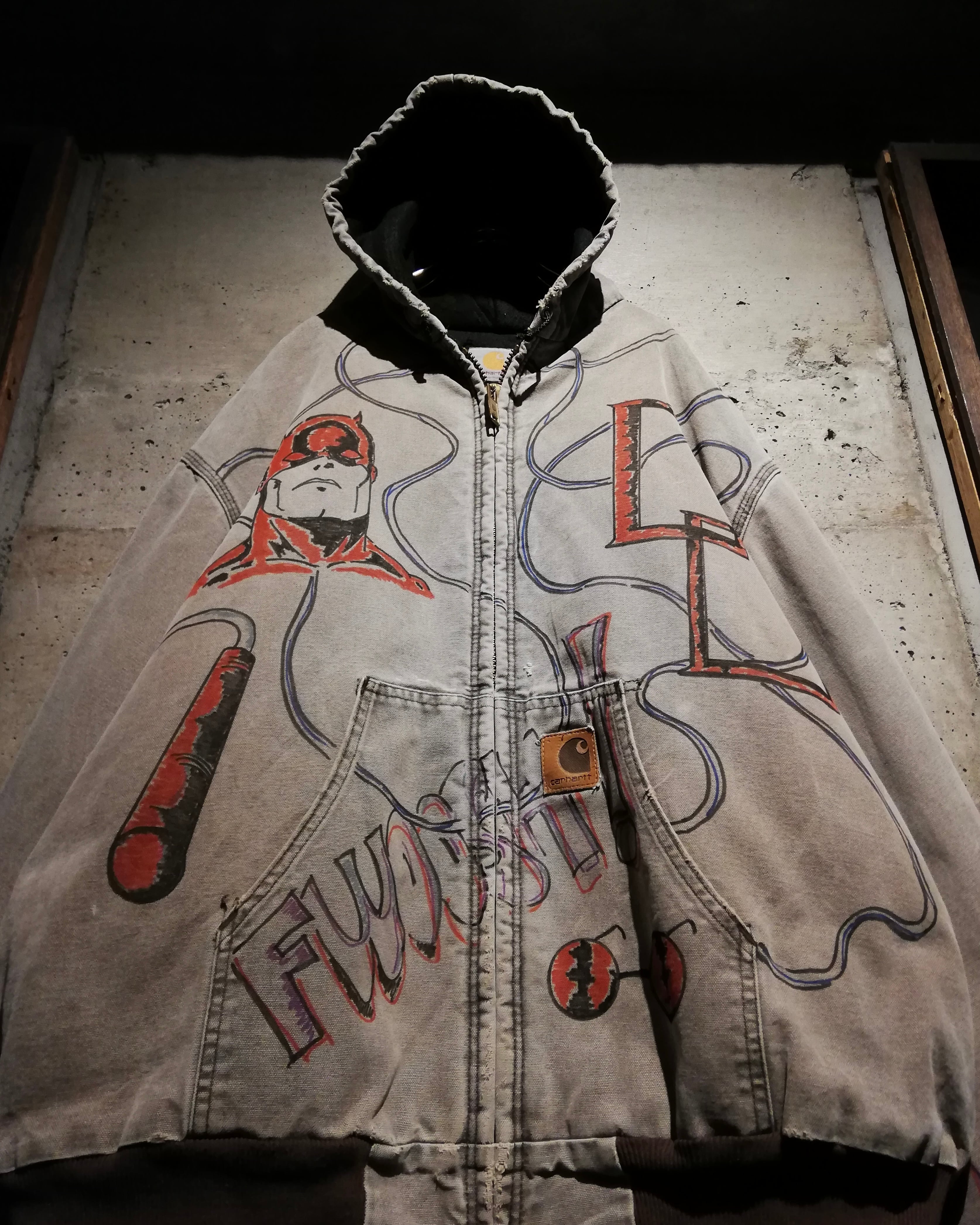 Caka】“Carhartt” Special Hand Drawing Custom Active Jacket | Caka