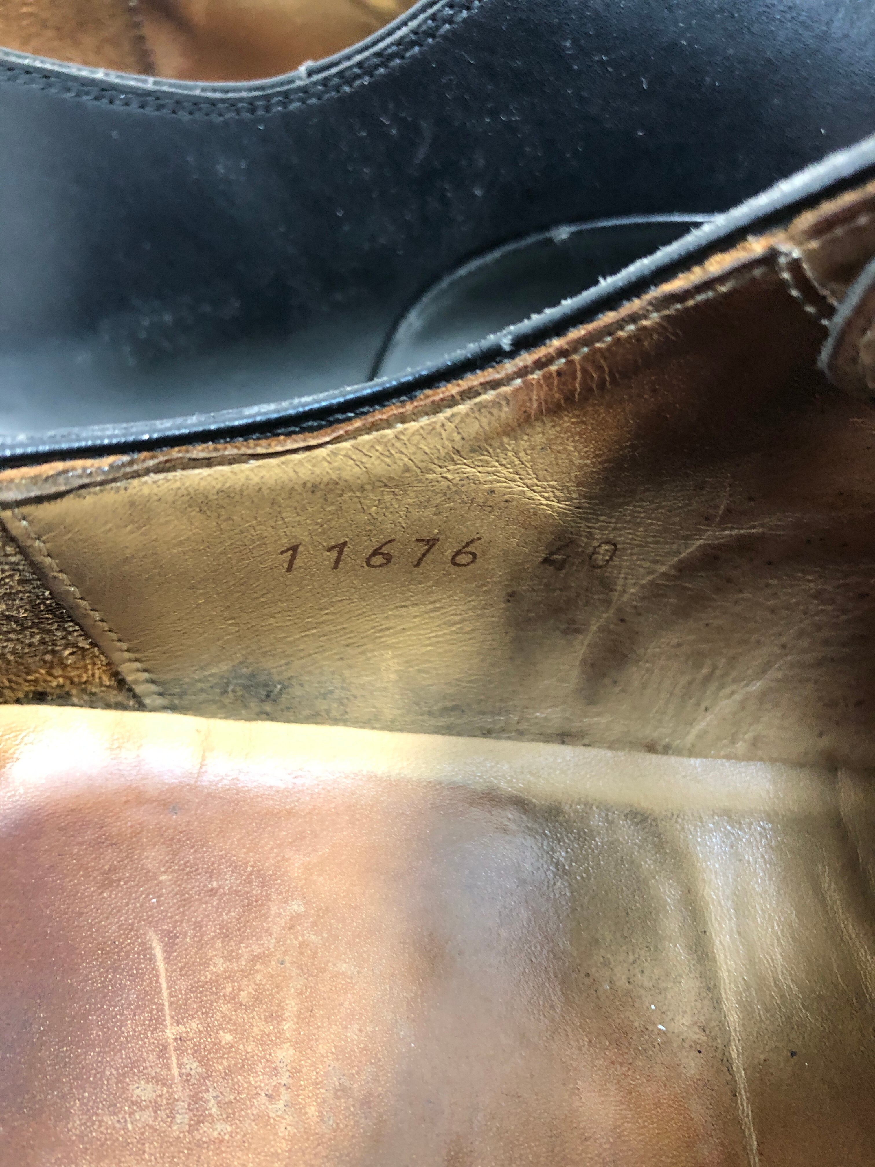 026030 MAGNANNI 11676 ストレートチップ レザー シューズ 40 25cm