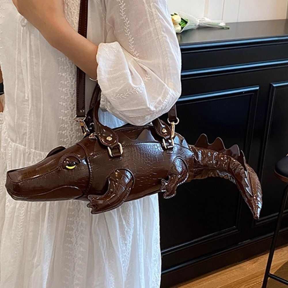 立体クロコダイルバッグ E00563 | EMMA GRAND