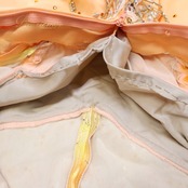 社交ダンス 衣装 スタンダードドレス ワンピース スタンダード フロート レース デモ 競技 ダンス パーティ 発表会 黄色 オレンジ 落ち感 明るい オレンジ系 イエロー系 フリンジ 豪華 軽量 シフォン おしゃれ 可愛い ふんわり カラフル ダンスウェア フェスティバル パフォーマンス