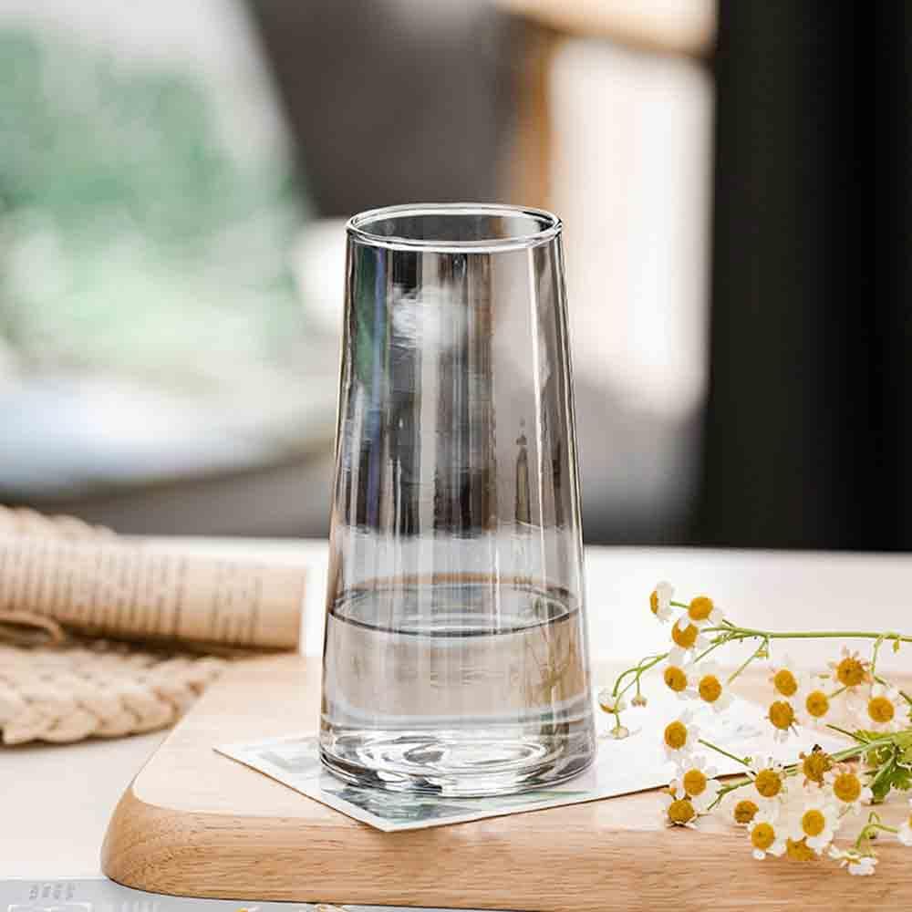 【特価処分】花瓶 ガラス 花瓶 おしゃれ 花器 一輪挿し フラワーベース 北欧 装飾家の装飾 ガラス製 シンプル 15CM
