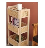 ラック 棚 木製 3段 北欧 シェルフ 収納ラック 収納棚 おしゃれ ウッドラック 収納ラック フリーラック 省スペース ライトブラウン リビングルーム 寝室 キッズルーム