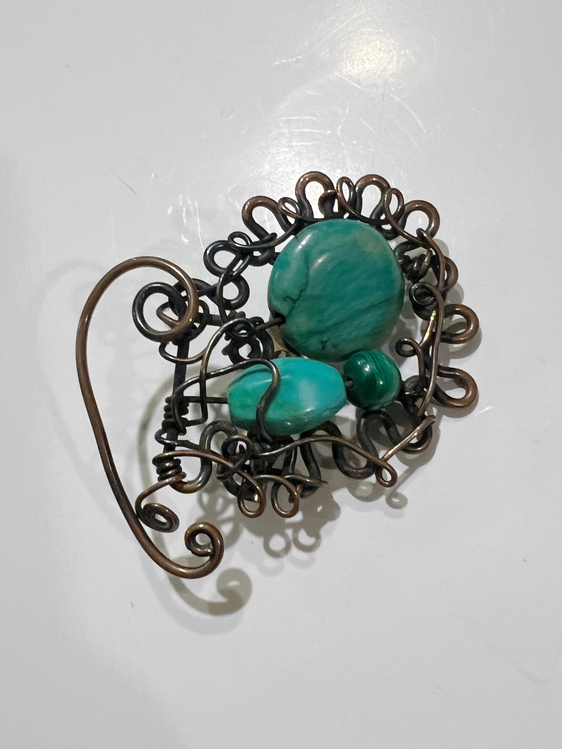 Turkey designer's floral brooch