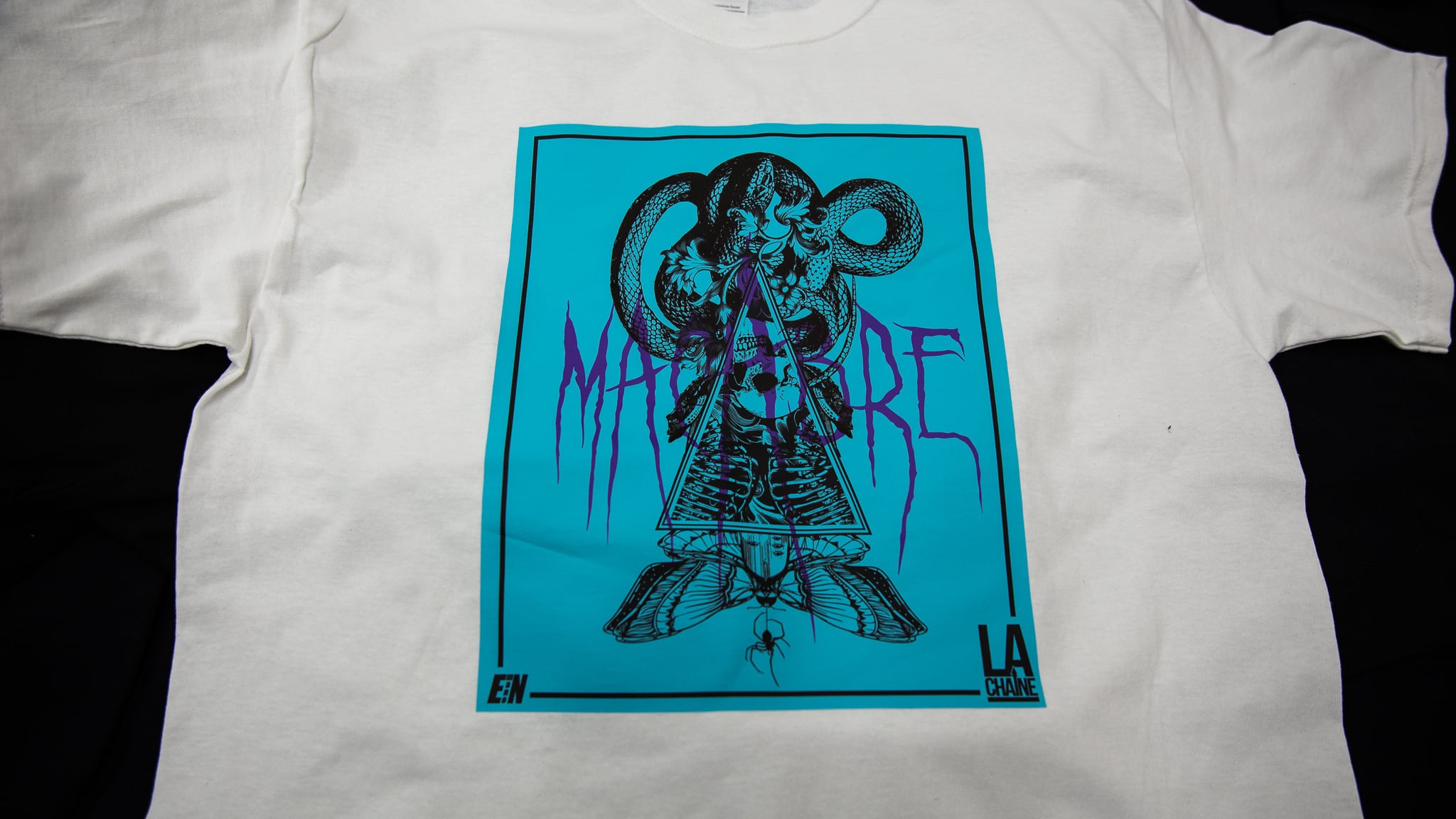 MACABRE T-Shirt (White) Designed by Emanon