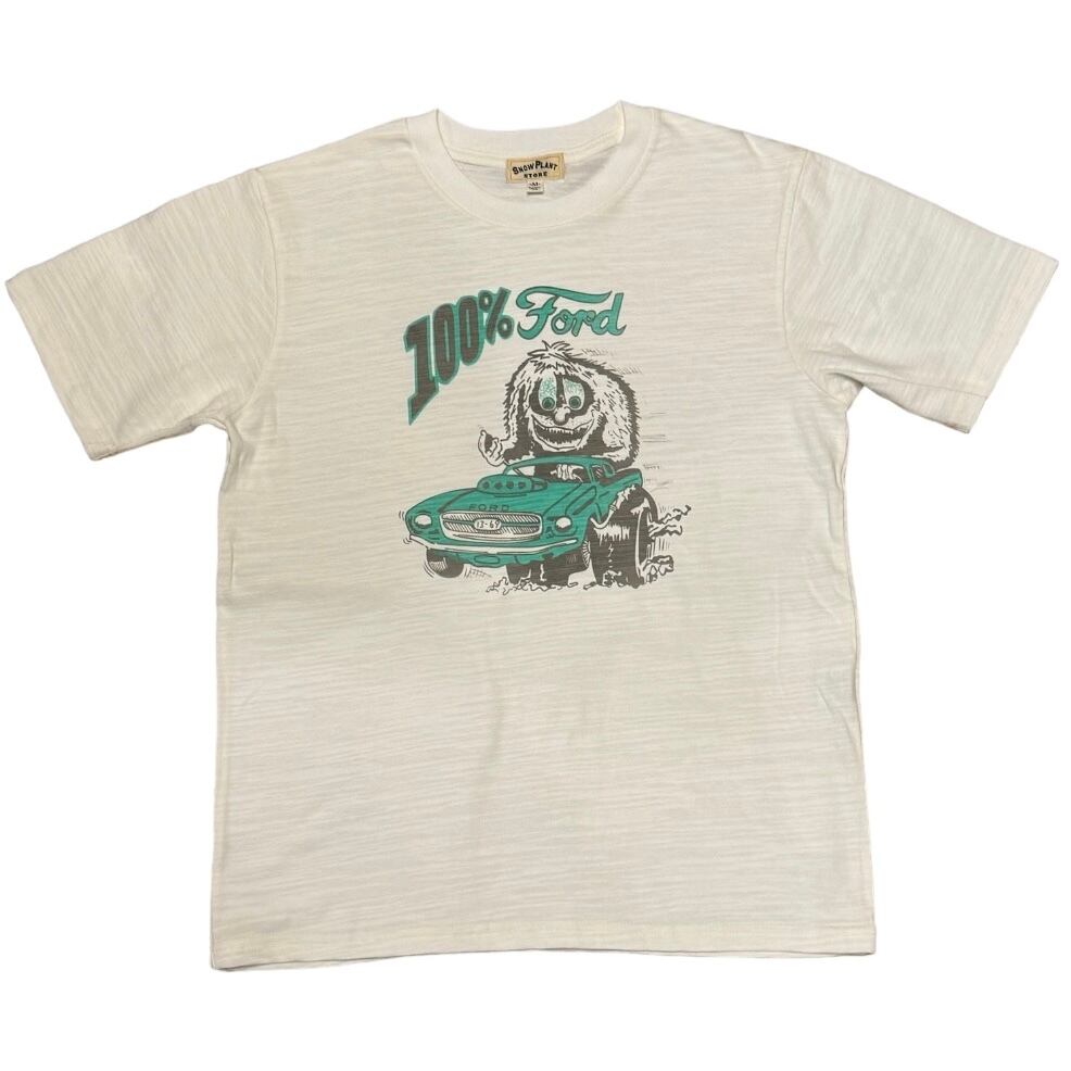 SNOW PLANT VINTAGE GRAPHIC TEE “100% Ford"