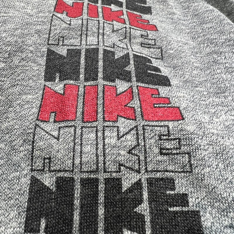 70s 復刻 オレンジタグ NIKE 6連ゴツナイキ プリントT 両面 XL 黒