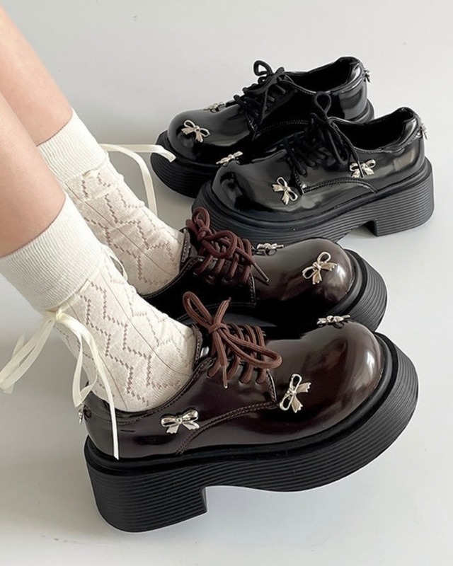 ランダムリボンモチーフローファー（2 colors） 25W08400