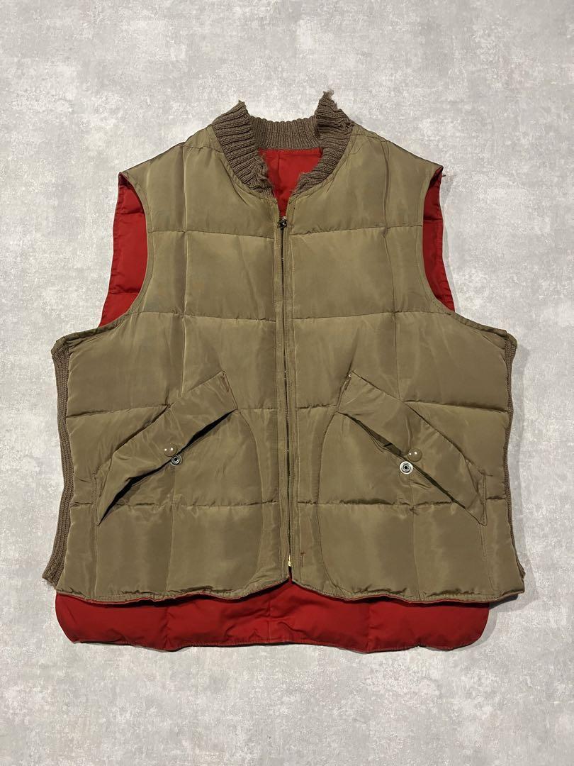 50s 60s ALL DOWN FIELD ダウンベスト　リバーシブル 50s 60s ALL DOWN FIELD ダウンベストリバーシブル