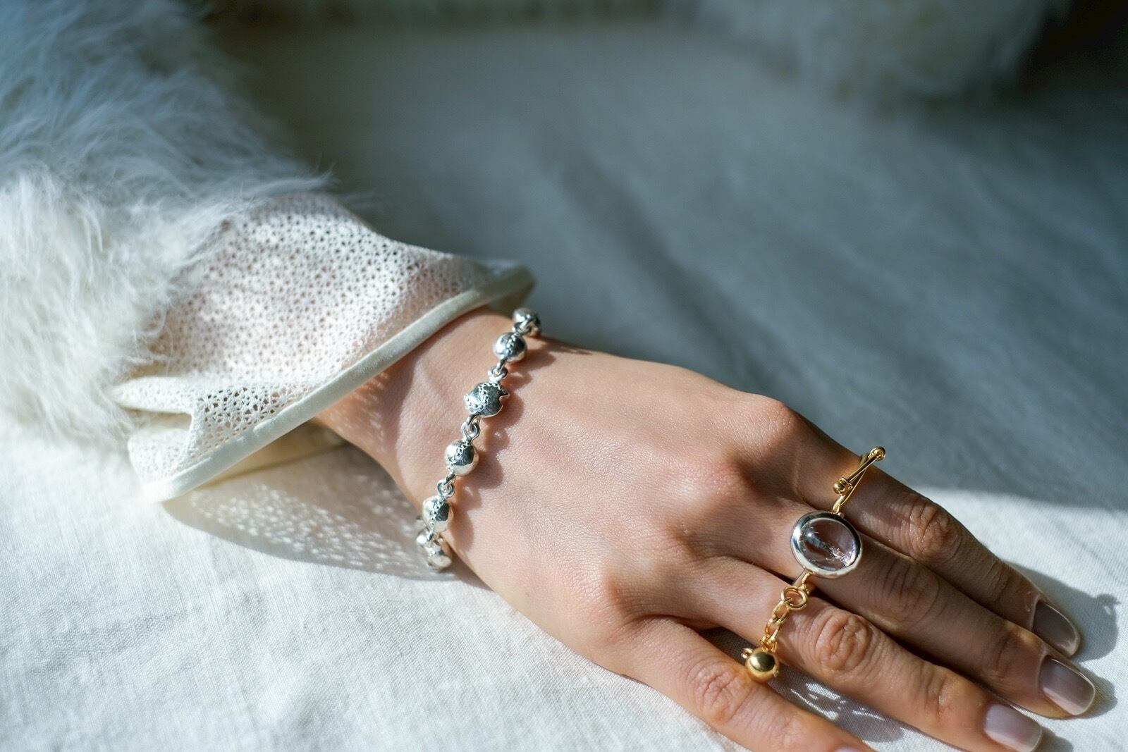 巡り ブレスレット silver no,248