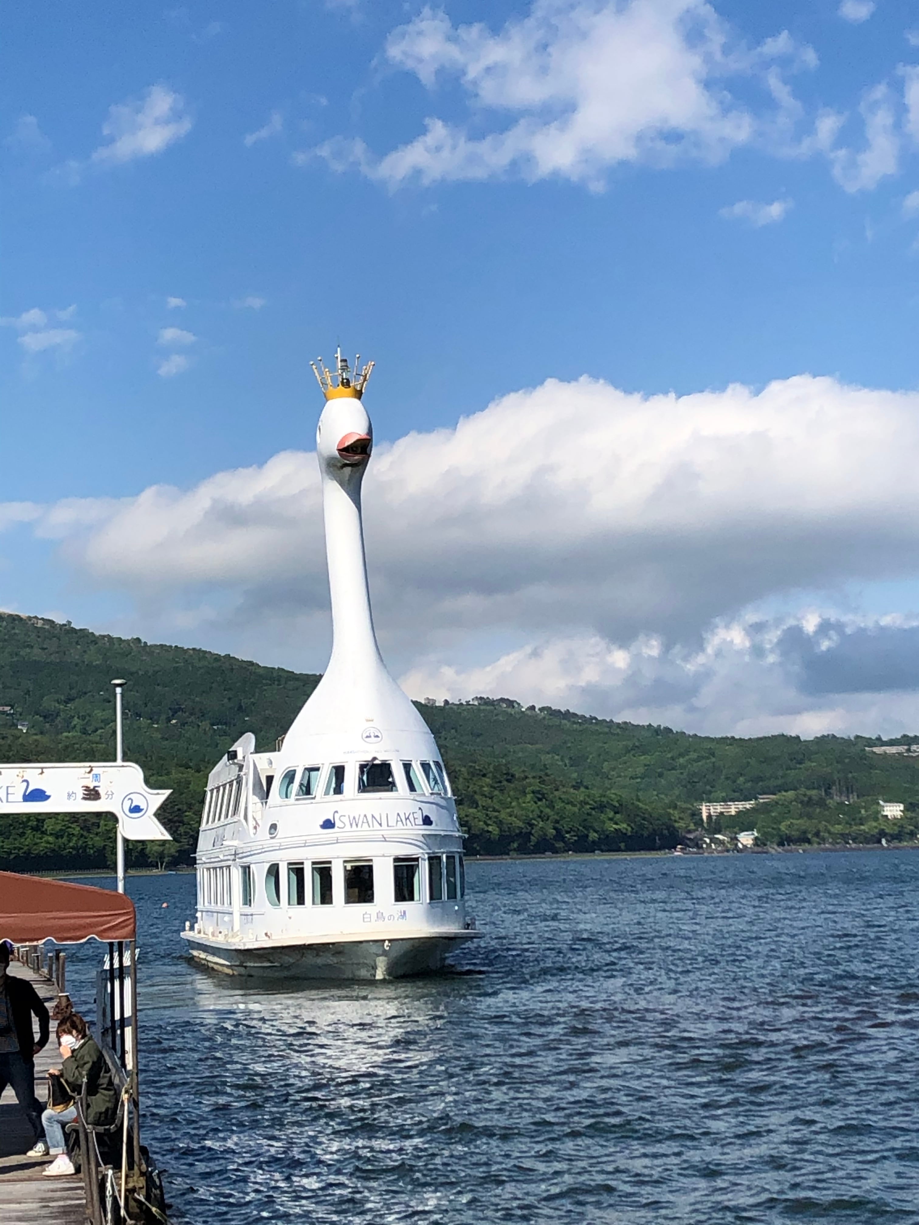 山中湖遊覧船 白鳥の湖 スワンノート 富士急のりもの百貨店