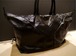 希少サイズ◆YvesSaintLaurent サンローラン EASY LARGE ユニセックス パテントレザー ミニボストン型 ハンド バッグ 黒◆ 定番EASYの希少なラージサイズ