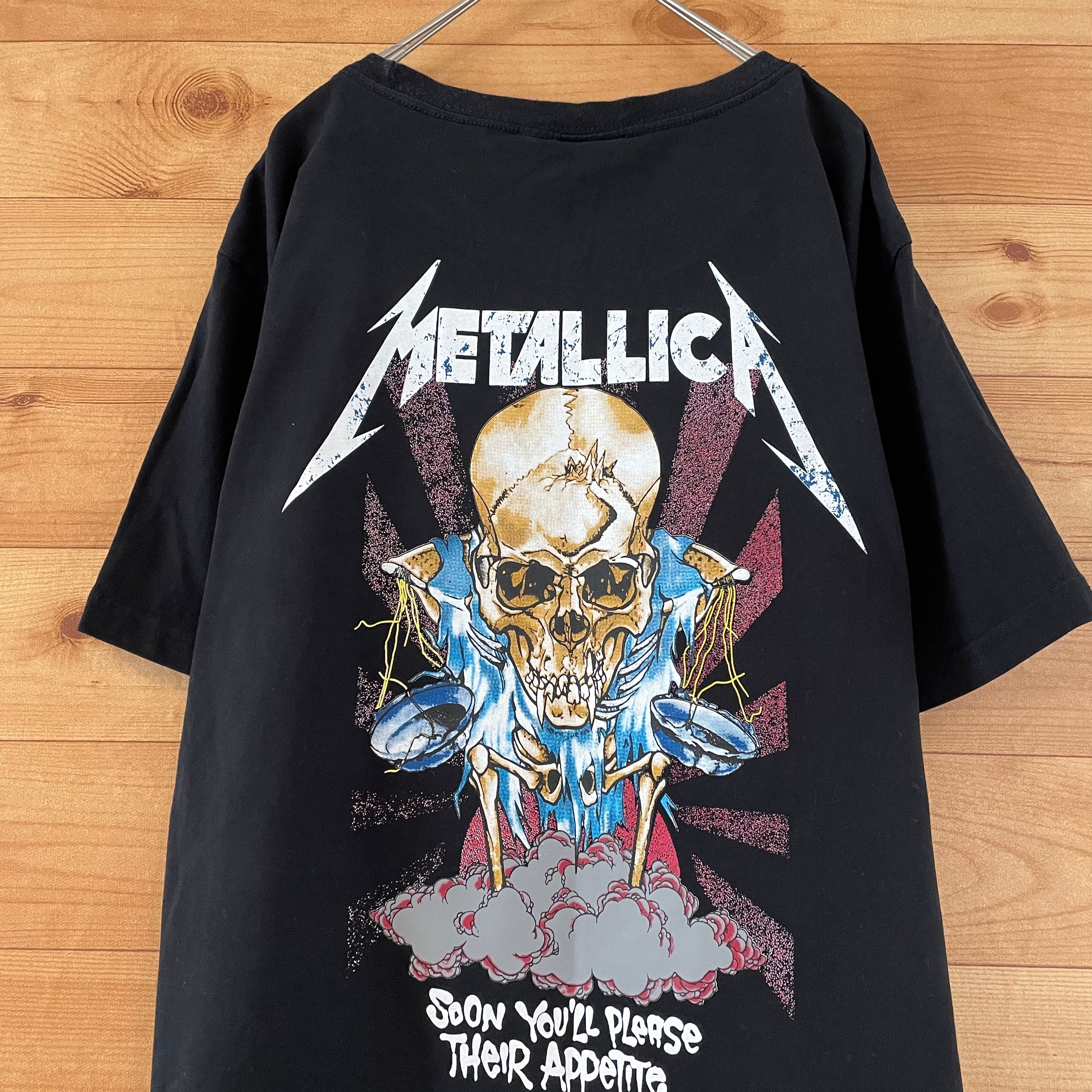 人気正規品】 アメリカUSA古着バンドtシャツメタリカMETALLICA黒L ...