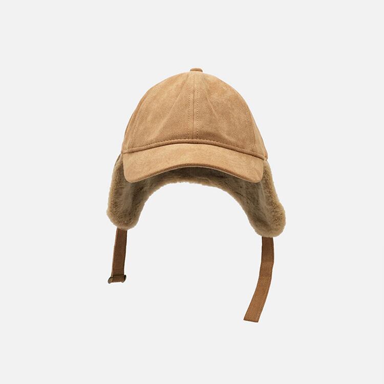 ★PLUS VELVET WINTER DUCK TAN HAT　　　A0400