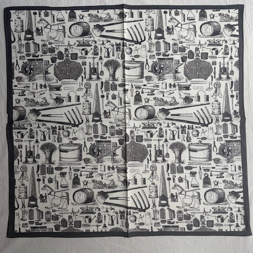 ASEEDONCLOUD/アシードンクラウド　Cotton Silk Handkerchief / Farmer's Tool #001061